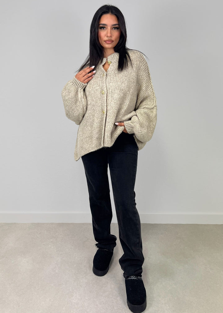 Oversize Strickjacke