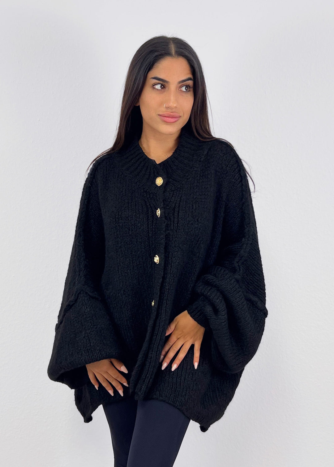 Oversize Strickjacke