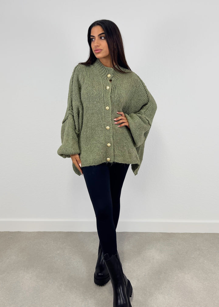 Oversize Strickjacke