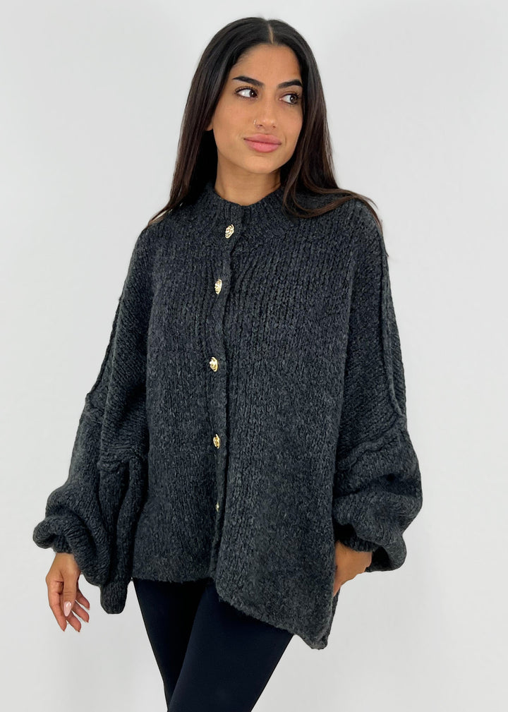 Oversize Strickjacke