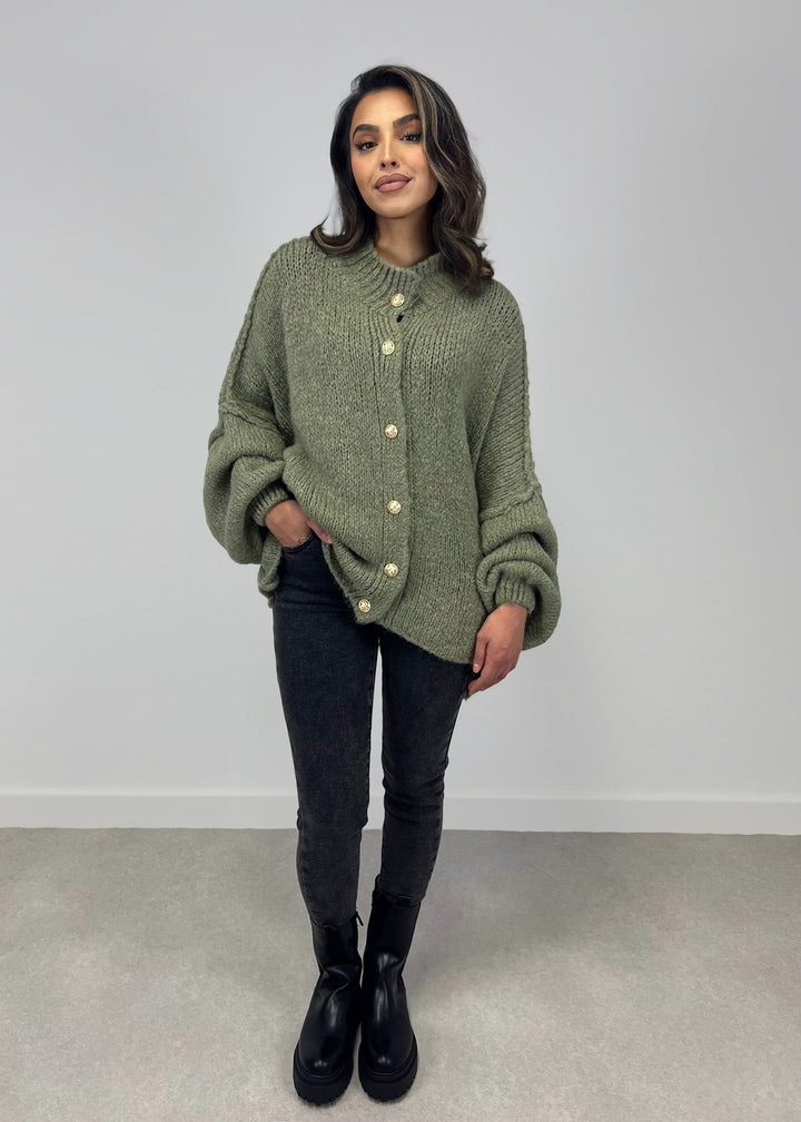 Oversize Strickjacke