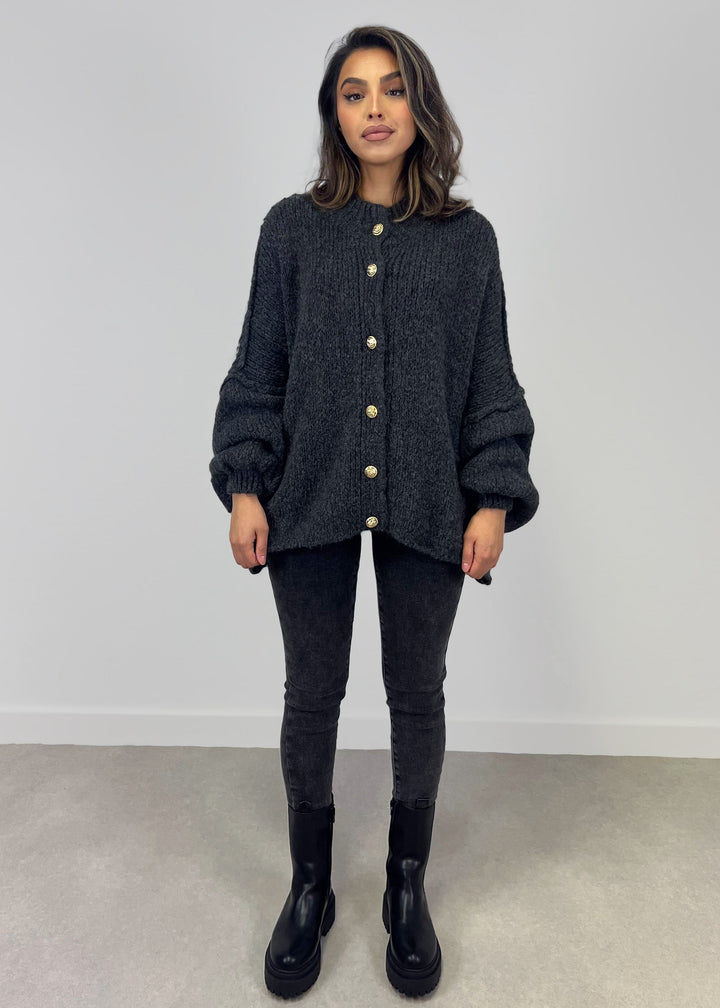 Oversize Strickjacke