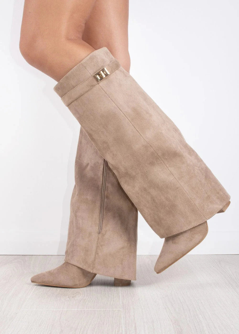 Elvira Damenstiefeletten | Elegante Boots mit Plateausohle, Blockabsatz & Reißverschluss