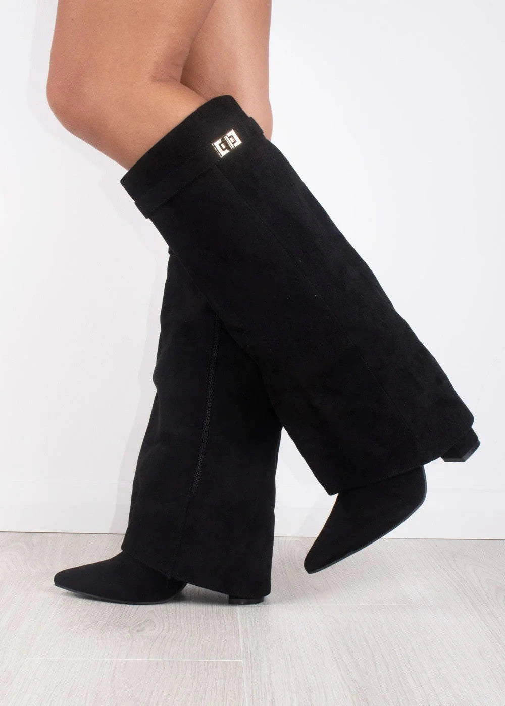 Elvira Damenstiefeletten | Elegante Boots mit Plateausohle, Blockabsatz & Reißverschluss