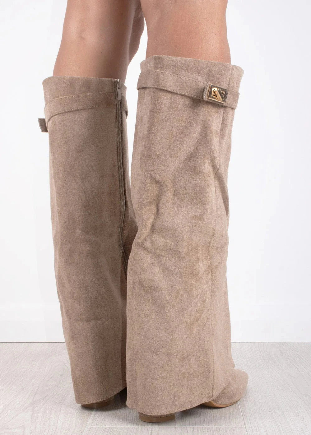 Elvira Damenstiefeletten | Elegante Boots mit Plateausohle, Blockabsatz & Reißverschluss