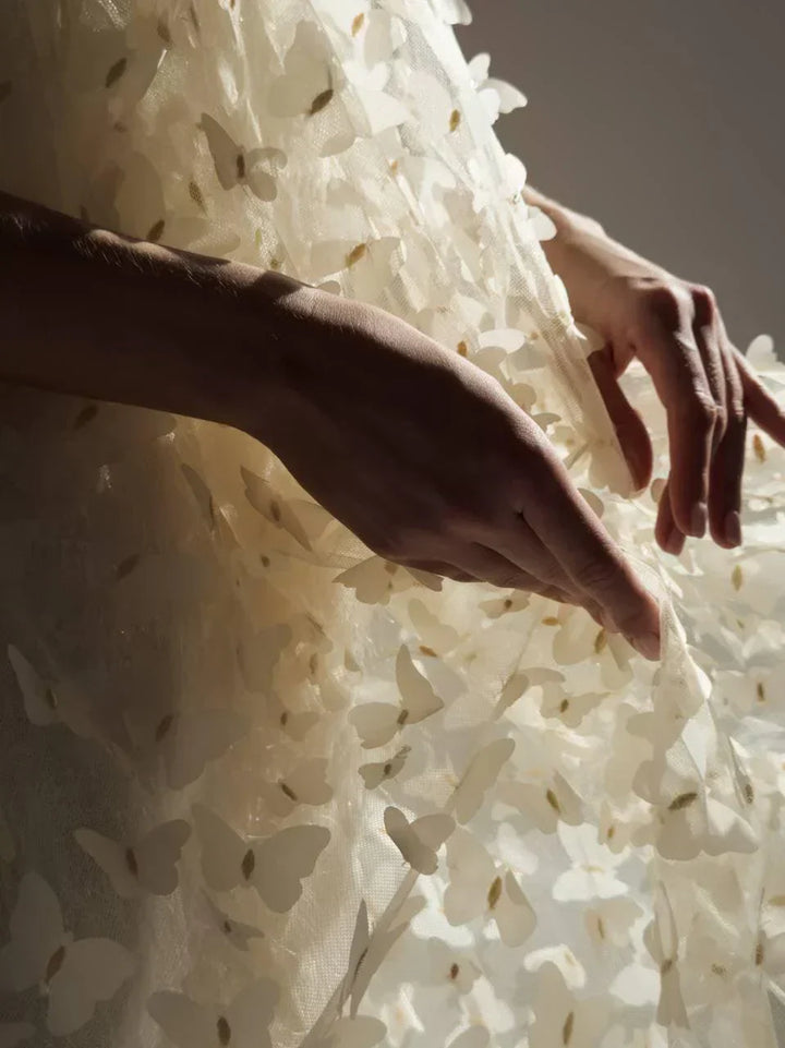 Schmetterlingskleid für Frauen | Verspieltes und elegantes Sommerkleid mit Schmetterlingsdruck und bequemer Passform