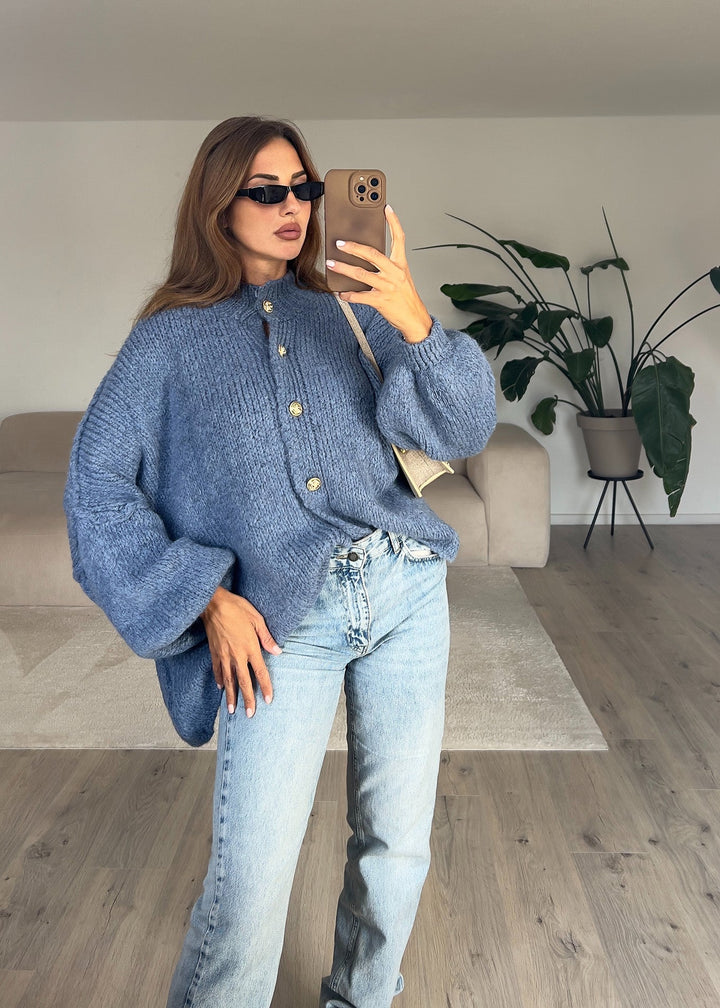 Oversize Strickjacke