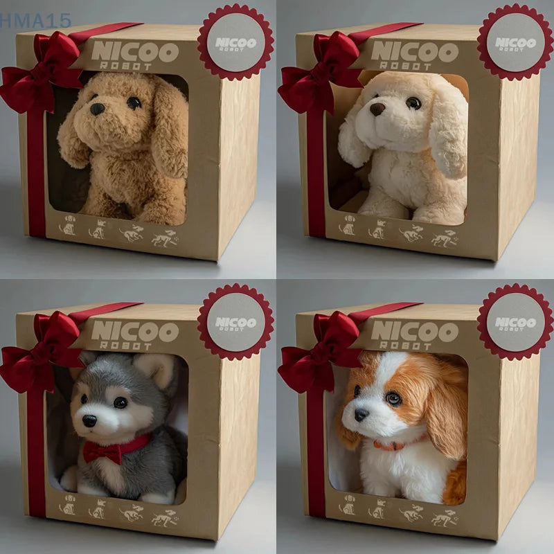 Interaktiver Roboterhund für Kinder | Realistisches elektronisches AI Haustier | Sicheres Material