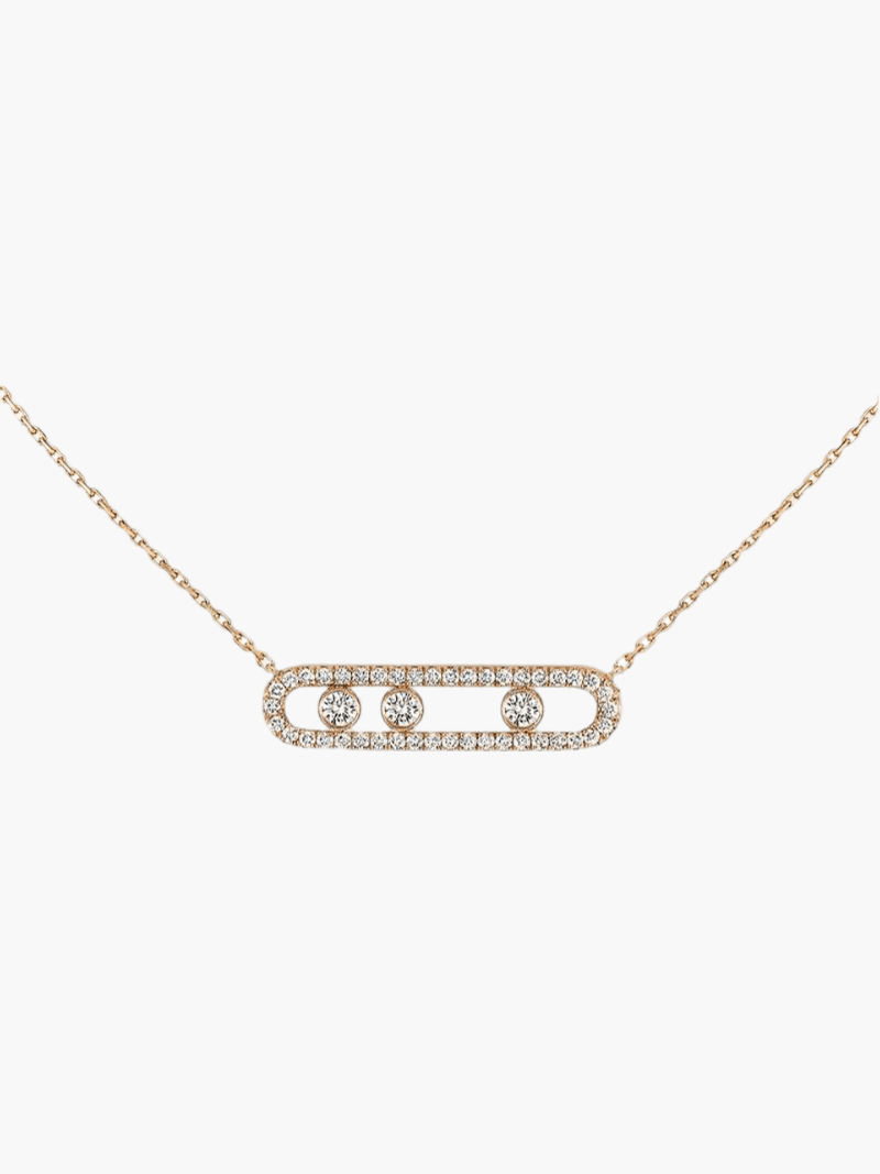 Ester | Aurora Halskette mit beweglichen Diamanten - elegant, raffiniert & zeitlos
