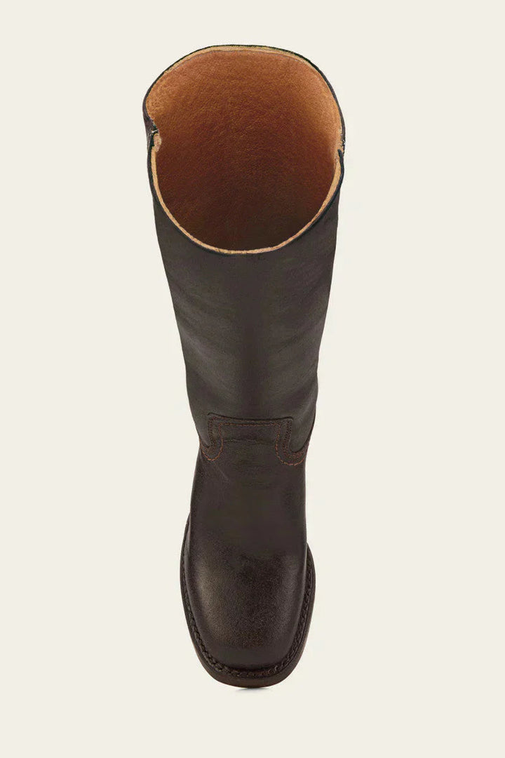Stiefel Damen Hoch Kunstleder | Kniehoch PU Lederabsatz Winter