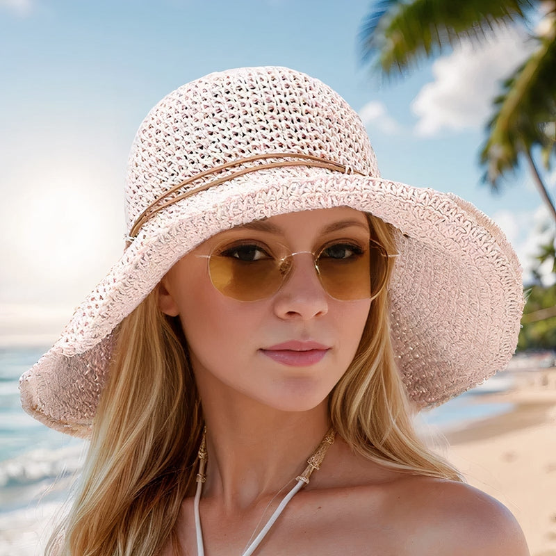 Telma | Faltbarer Sommer-Sonnenhut mit breiter Krempe