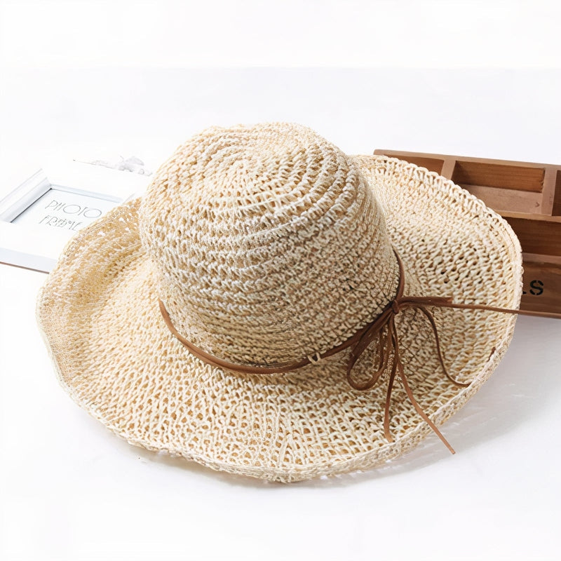 Telma | Faltbarer Sommer-Sonnenhut mit breiter Krempe