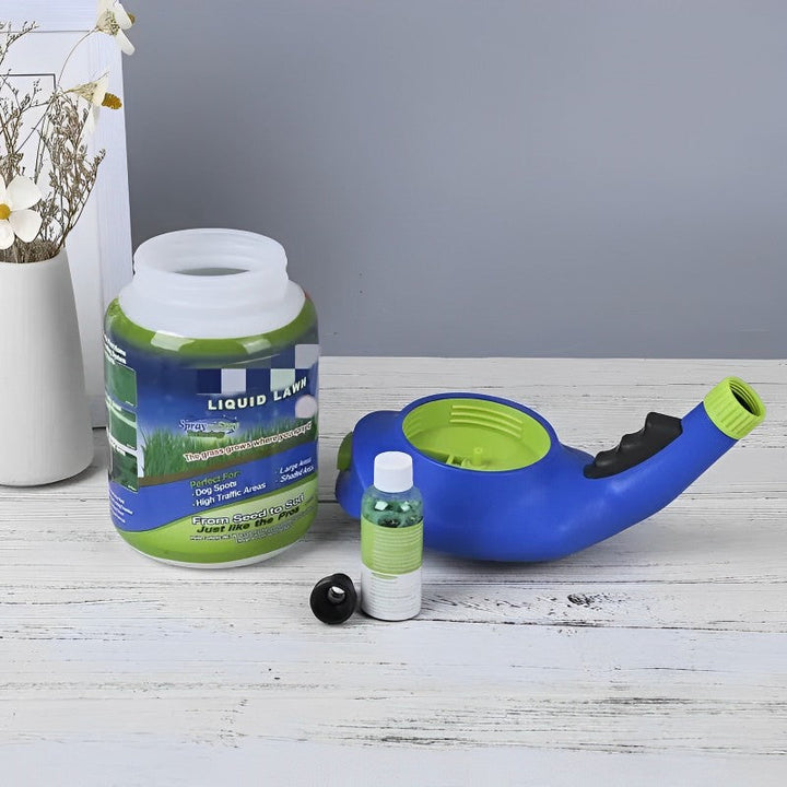 Espuma líquida para césped GreenMist Hydro | Germinación rápida y control de la erosión