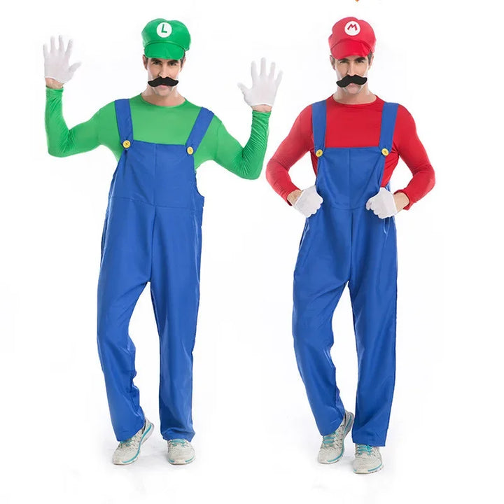Klempnerkostüm Grün PixelPlay | Unisex Retro-Kostüm
