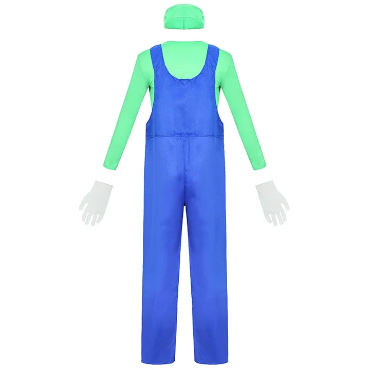 Klempnerkostüm Grün PixelPlay | Unisex Retro-Kostüm