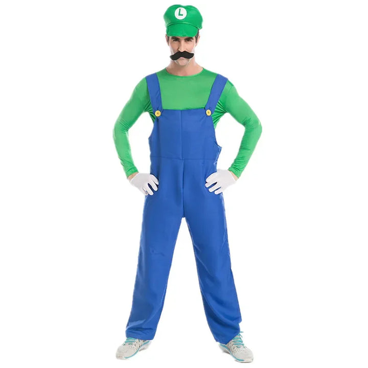 Klempnerkostüm Grün PixelPlay | Unisex Retro-Kostüm