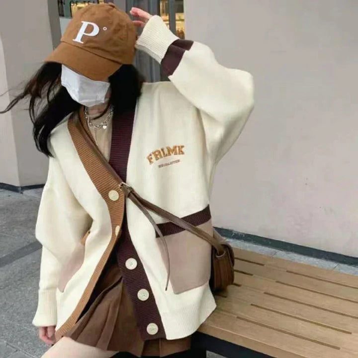 Clara | Bequeme und trendige Oversize-Strickjacke für einen modernen Stil
