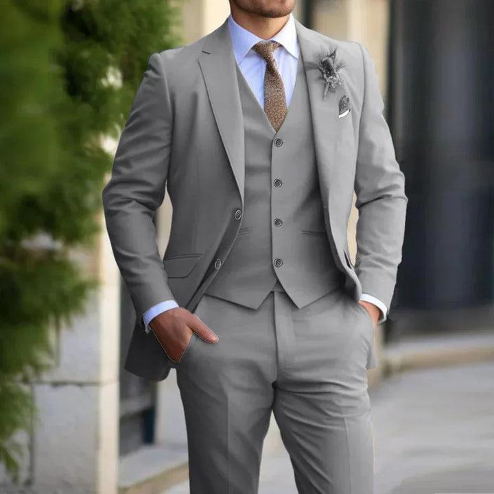 Moderner eleganter Hochzeitsanzug für Herren | 3-teiliges Set