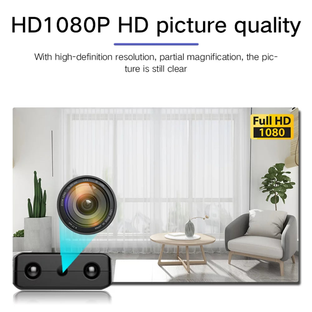 Wi-Fi HD Überwachungskamera | Nachtsicht, Weitwinkel, Bewegungserkennung