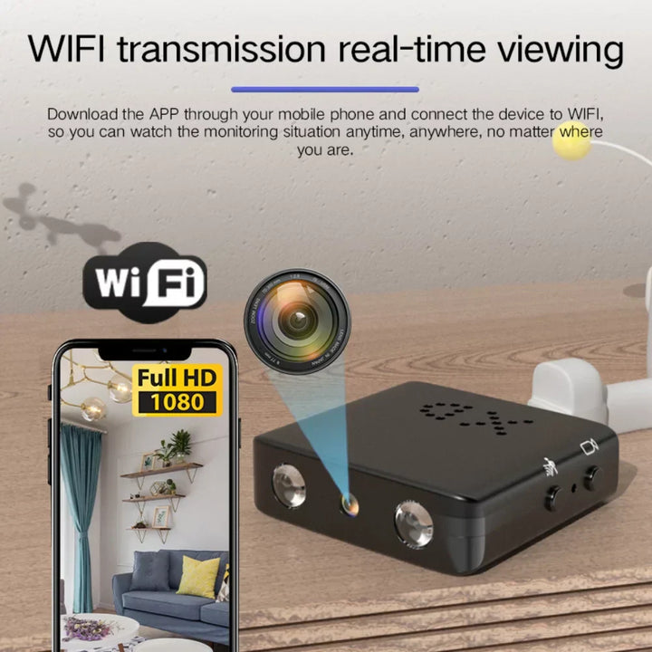 Wi-Fi HD Überwachungskamera | Nachtsicht, Weitwinkel, Bewegungserkennung