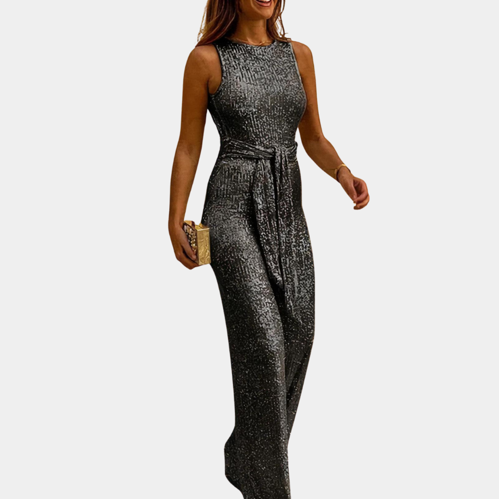 Beatrix | Glitzernder Damen-Jumpsuit mit eleganter Silhouette und glamourösem Look