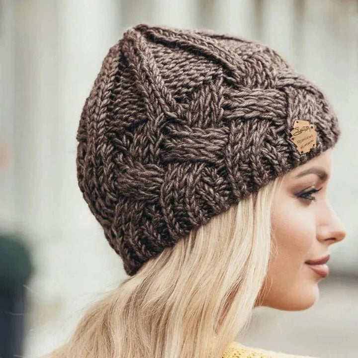 Women's Winter Beanie Chunky Knit Chunky | Acryl Stretch Soft Herbst