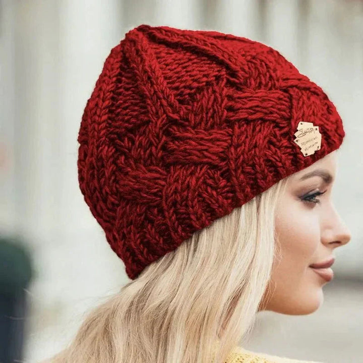 Women's Winter Beanie Chunky Knit Chunky | Acryl Stretch Soft Herbst