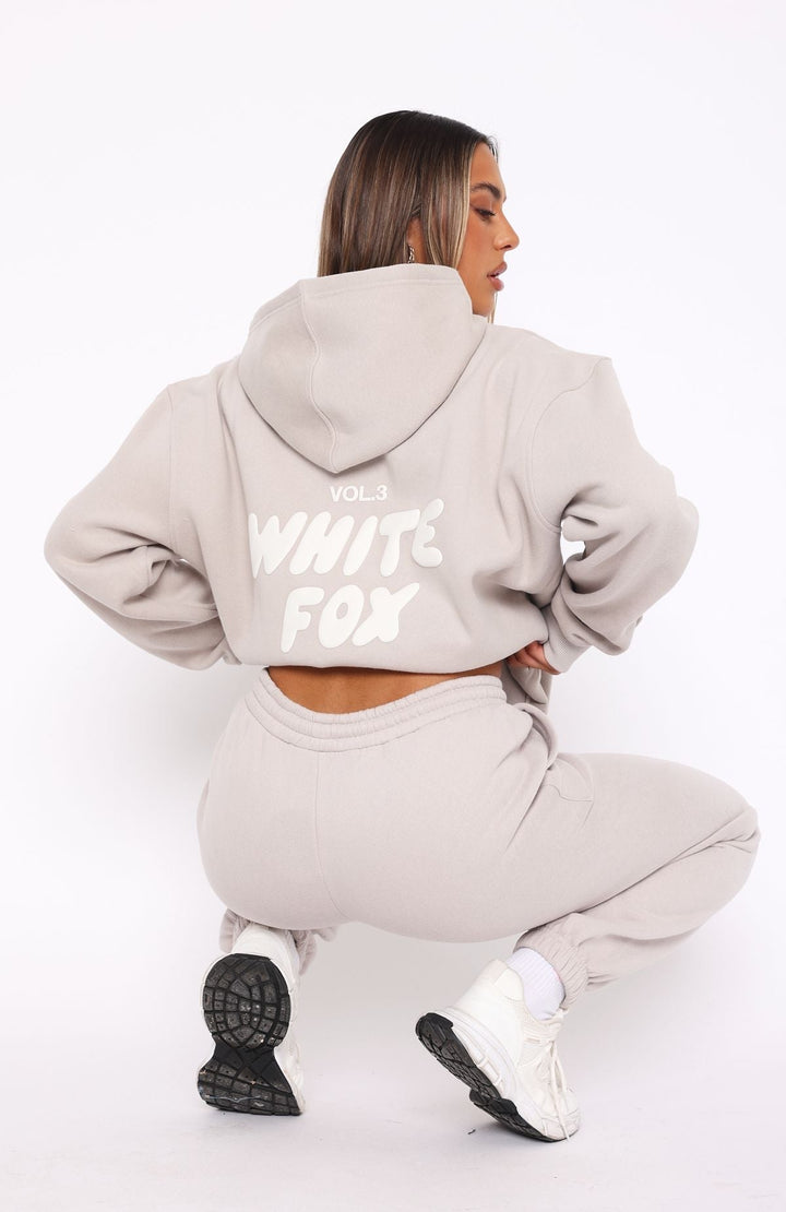 Offstage Moon Hoodie | Übergroßes Modell, Zachte-Fleece, Puffy-Druck