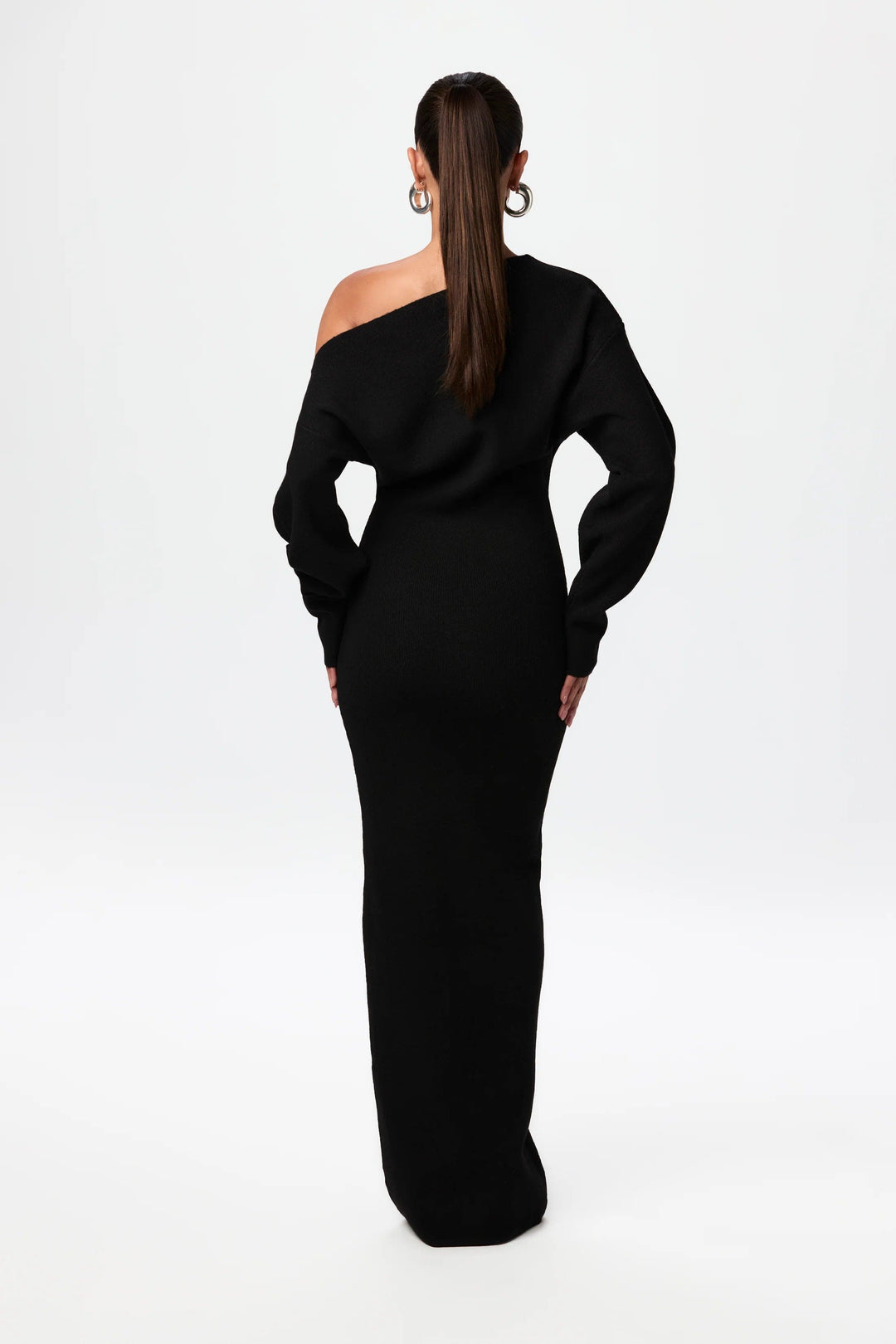 Luxoria Damen Sweater Kleid | Virales Drop-Shoulder Design mit Eleganter & Lässiger Note