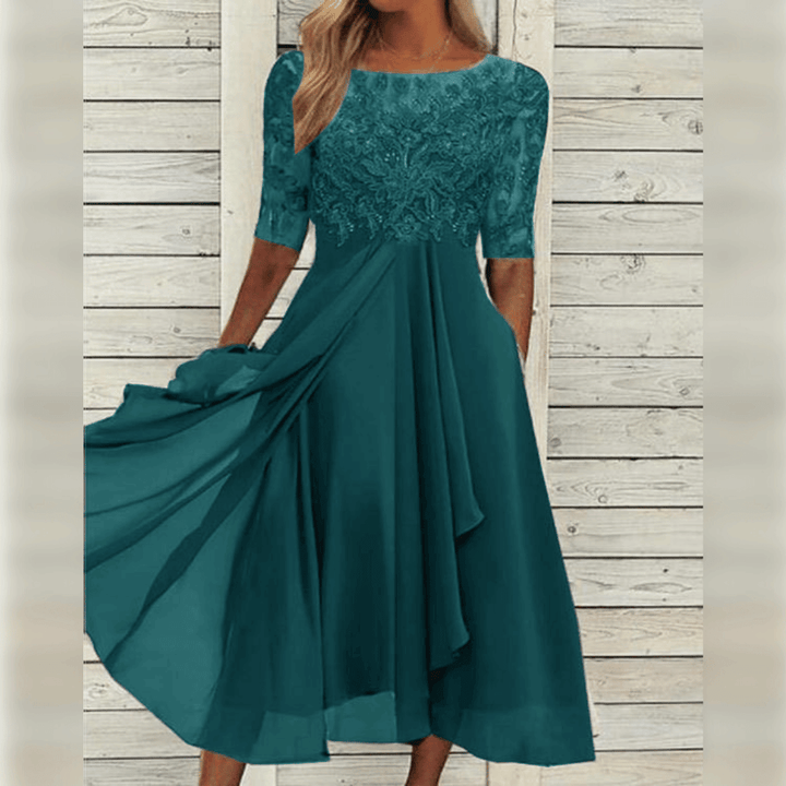 Jara Midikleid aus Spitze | Eleganz & Komfort