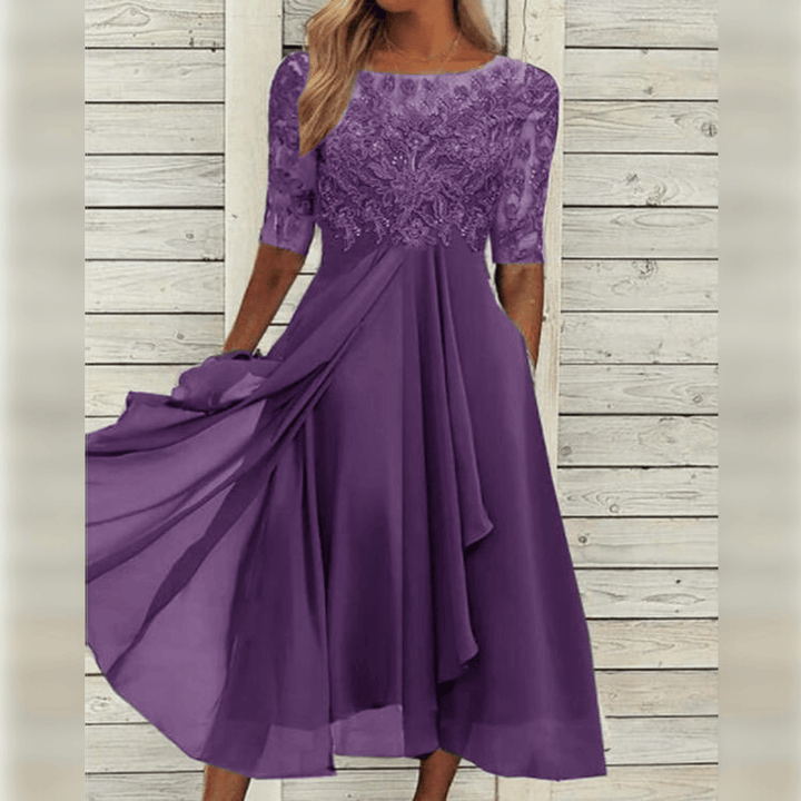 Jara Midikleid aus Spitze | Eleganz & Komfort