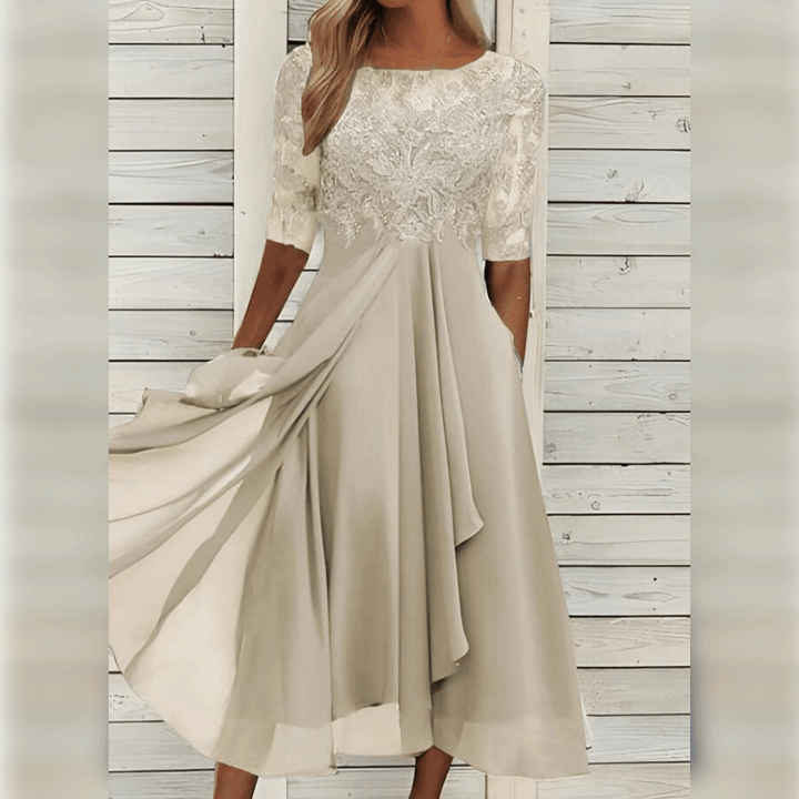 Jara Midikleid aus Spitze | Eleganz & Komfort