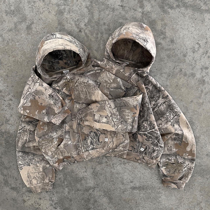 Basil | Herren Camo Kapuzenjacke - Urban Style & Lässige Bequemlichkeit