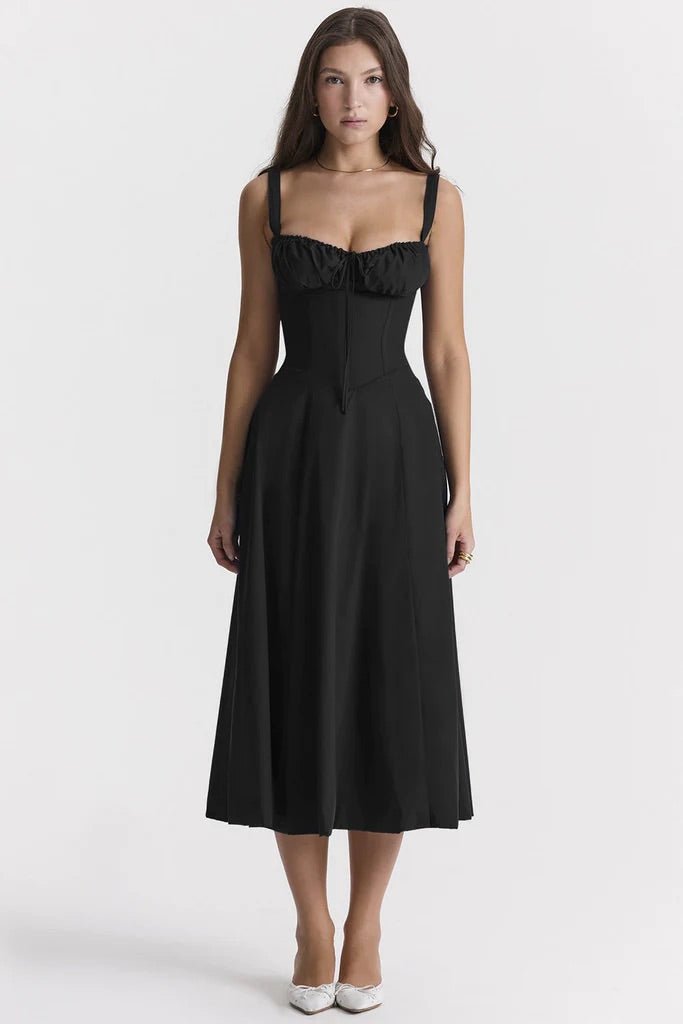 Blumenkleid mit Korsett | Lässige Eleganz & sommerlicher Charme
