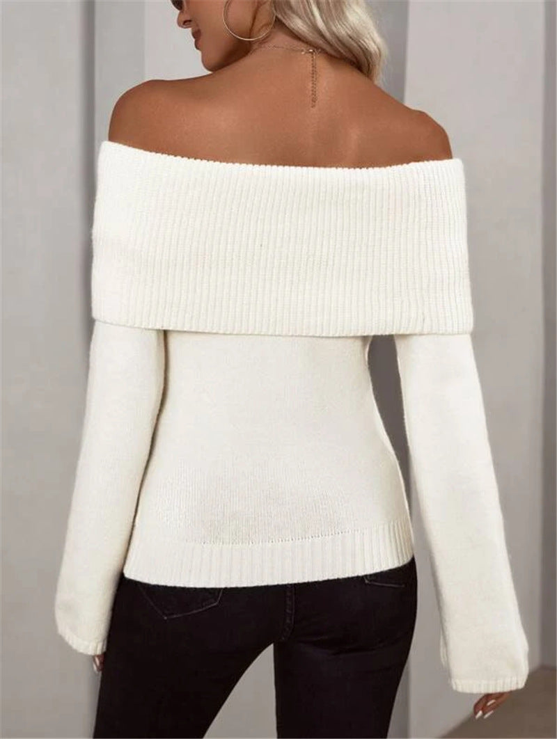 Johanna - Lässiger Off-Shoulder Pullover