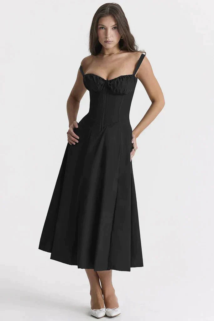 Blumenkleid mit Korsett | Lässige Eleganz & sommerlicher Charme