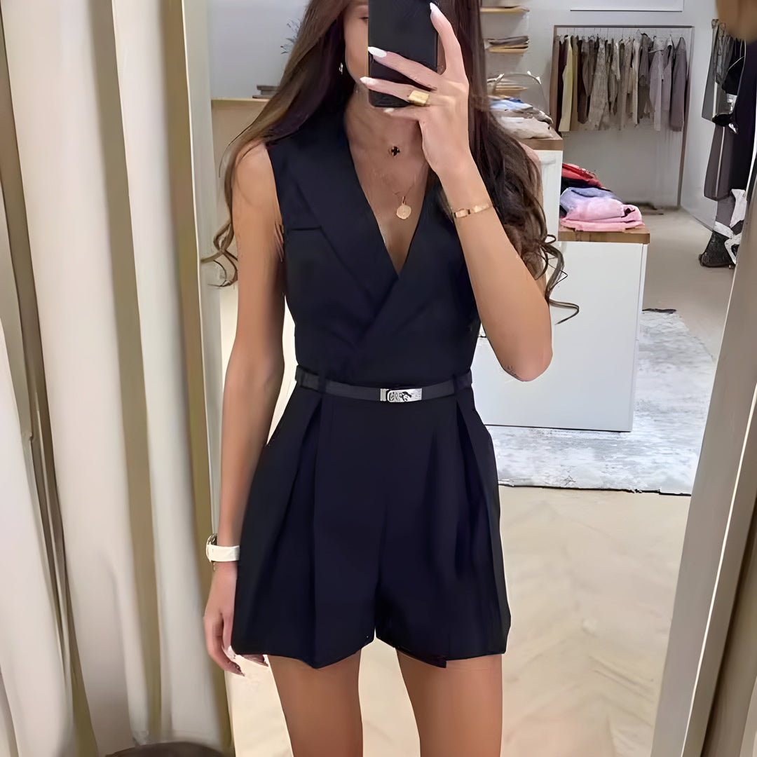 Cheska Eleganter ärmelloser Jumpsuit | Trendig und bequem