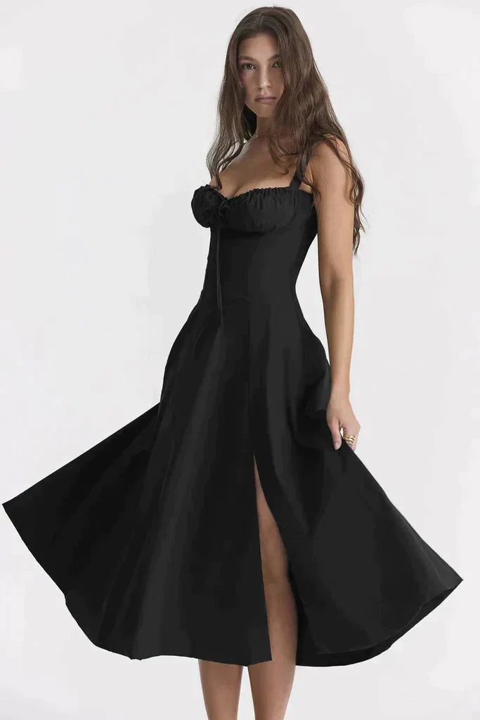 Blumenkleid mit Korsett | Lässige Eleganz & sommerlicher Charme