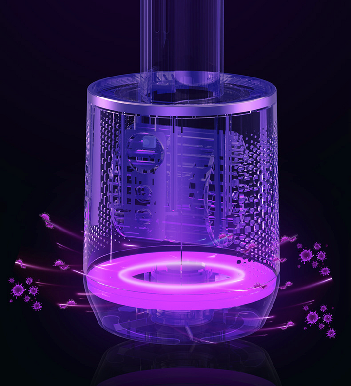 3-in-1-Heizlüfter, UV-Luftreiniger und Ionisator Haushaltsgerät