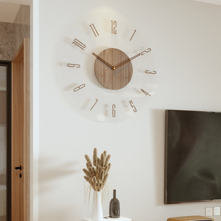 Nordischer Wandnagel | Houten Design & Stil Uurwerk