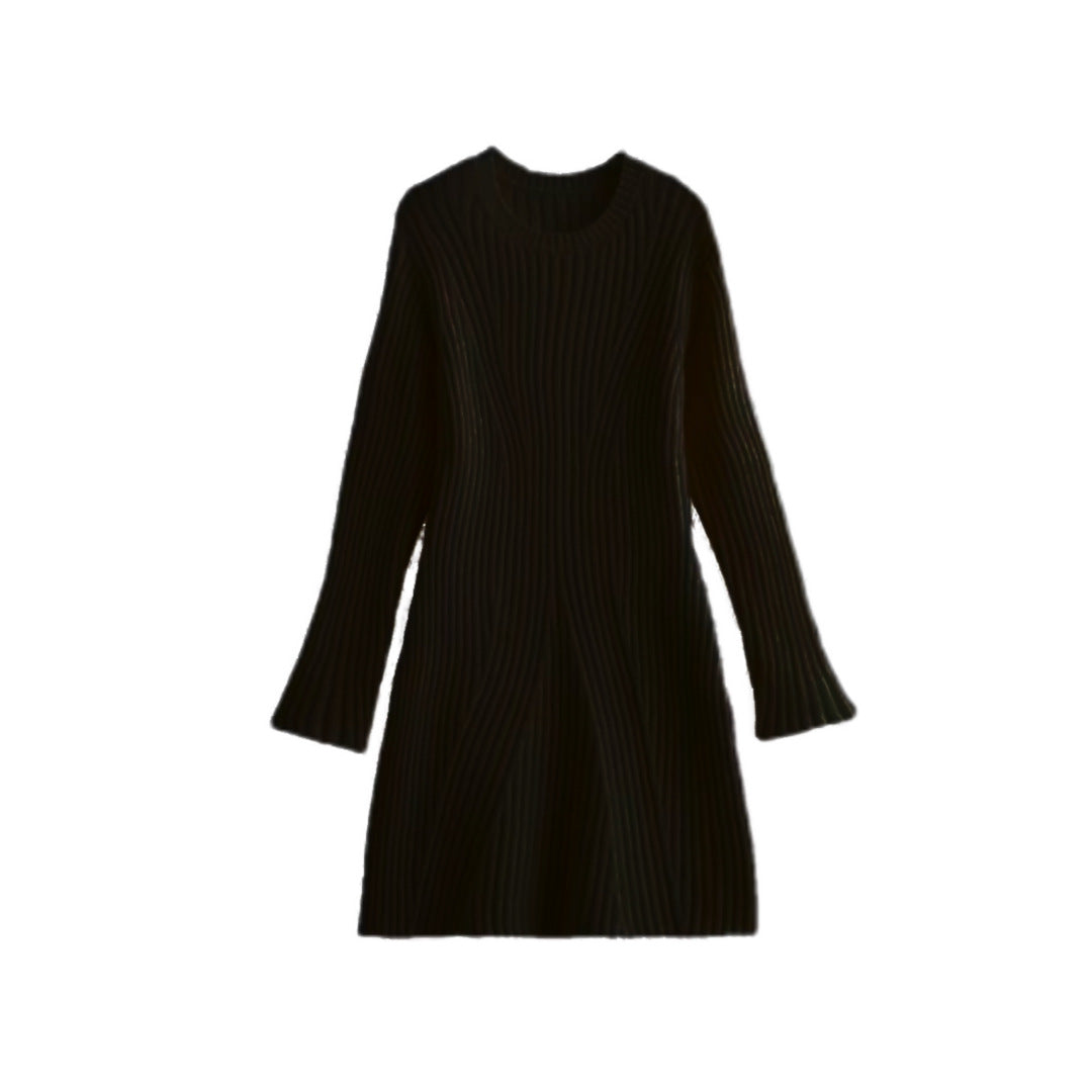 Maelis Pulloverkleid für Damen | Eleganz & Rippstrick