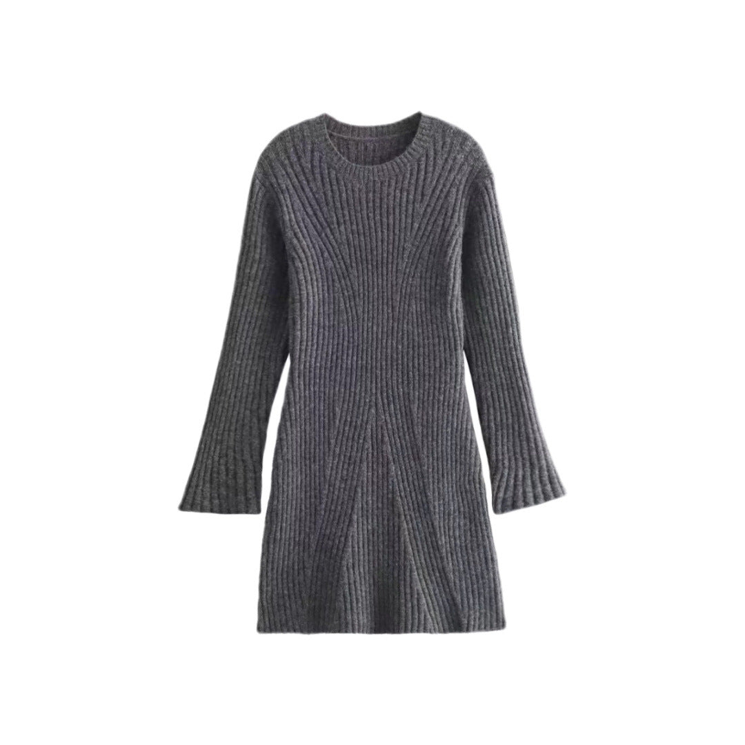 Maelis Pulloverkleid für Damen | Eleganz & Rippstrick