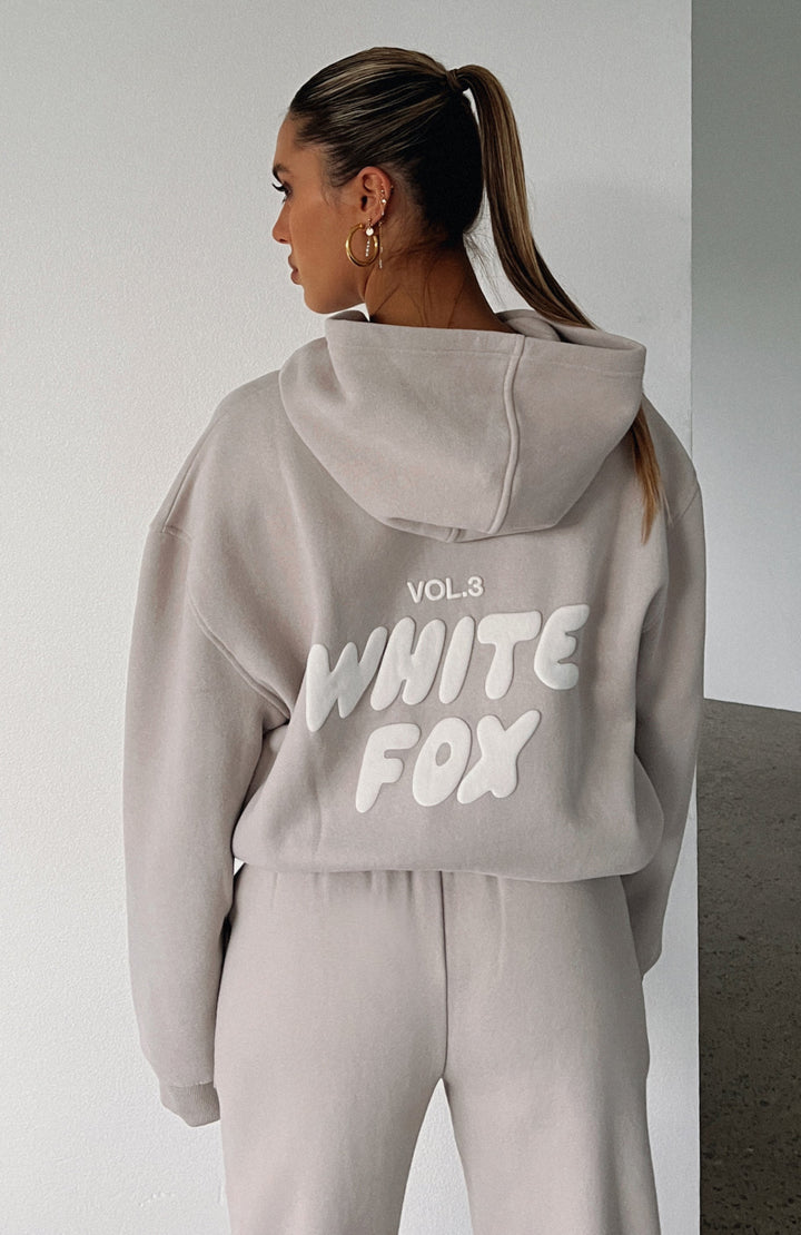 Offstage Moon Hoodie | Übergroßes Modell, Zachte-Fleece, Puffy-Druck