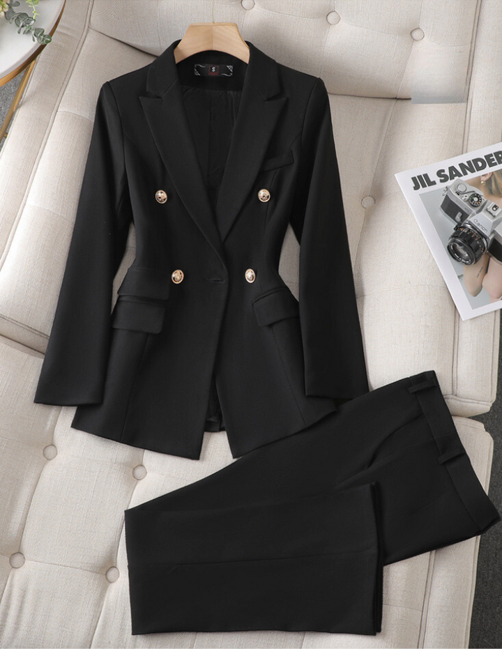 Gillian Zweiteiliges Set für Frauen | Eleganter Blazer und moderne Hose