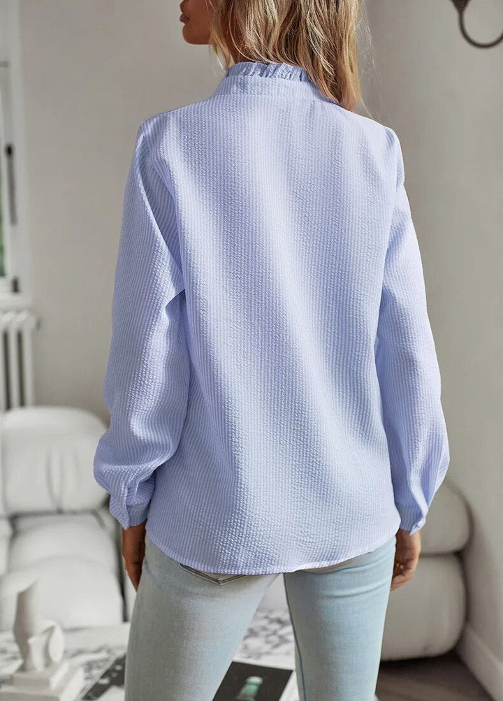 Cécile | Elegante Bluse mit langen Ärmeln - Raffinesse & Komfort