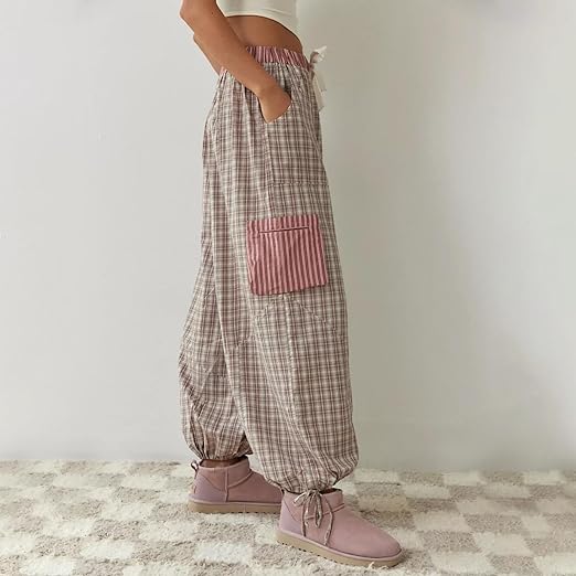 Plaid-Pyjama | Langärmeliges Lounge-Set für Frauen, Wärme und Komfort