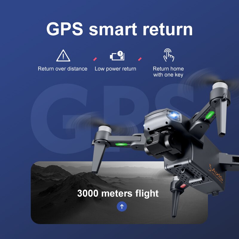 RG109 Pro Drone | 8K HD-Drohne mit Dual-Kamera, GPS und bürstenlosen Motoren