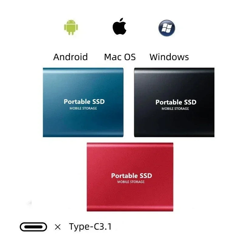 Externe High-Speed-SSD | Schneller und zuverlässiger tragbarer Speicher