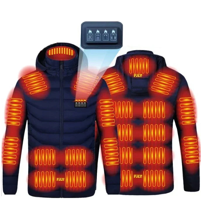 Opvarmet Jakke/Vest Unisex USB | Termisk Outdoor Vinter