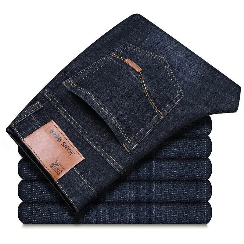 Herren Business Jeans | Bequeme gerade Stretch Jeans für Alltag & Büro